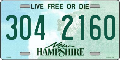 NH license plate 3042160