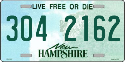 NH license plate 3042162