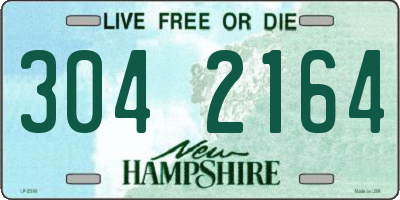 NH license plate 3042164