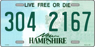 NH license plate 3042167