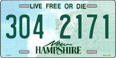 NH license plate 3042171
