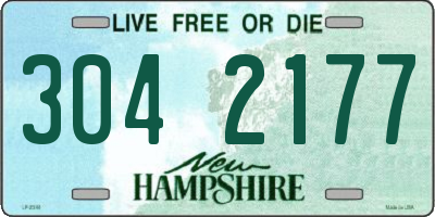 NH license plate 3042177