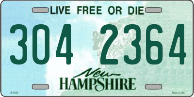 NH license plate 3042364