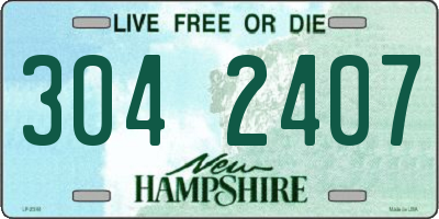 NH license plate 3042407