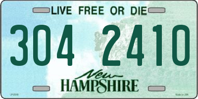 NH license plate 3042410