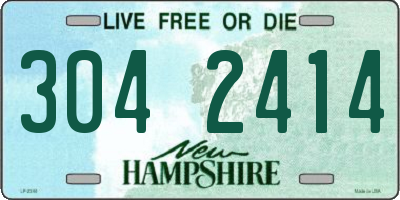 NH license plate 3042414