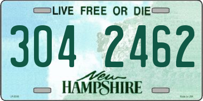 NH license plate 3042462