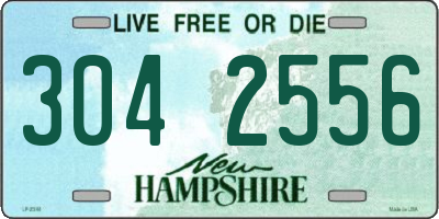 NH license plate 3042556