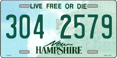 NH license plate 3042579