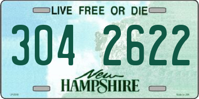 NH license plate 3042622