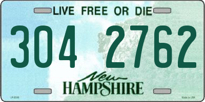 NH license plate 3042762