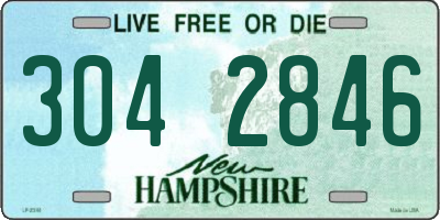 NH license plate 3042846