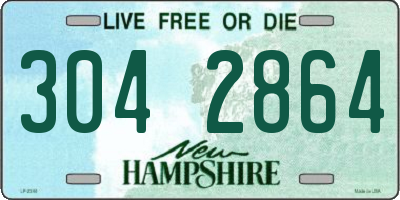 NH license plate 3042864