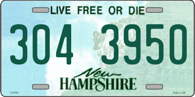 NH license plate 3043950
