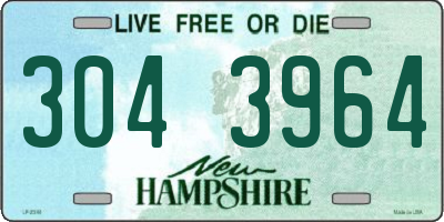 NH license plate 3043964