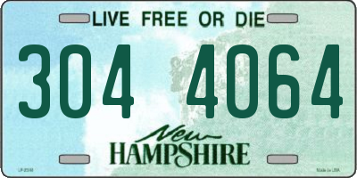 NH license plate 3044064