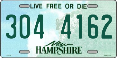 NH license plate 3044162