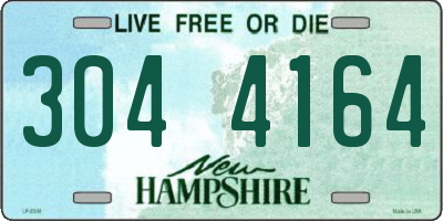 NH license plate 3044164
