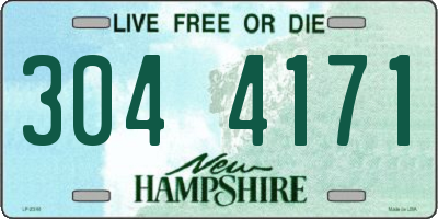 NH license plate 3044171
