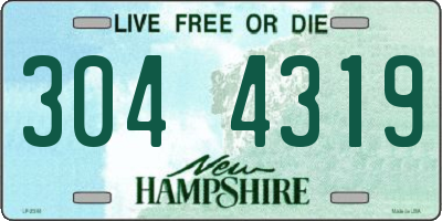 NH license plate 3044319