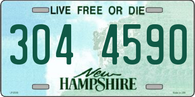 NH license plate 3044590