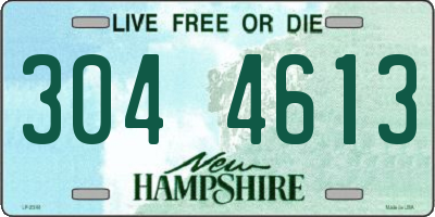 NH license plate 3044613