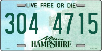 NH license plate 3044715