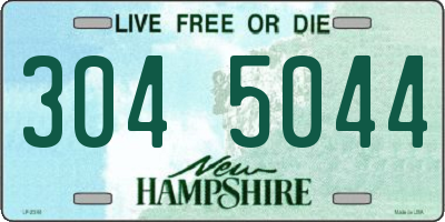 NH license plate 3045044