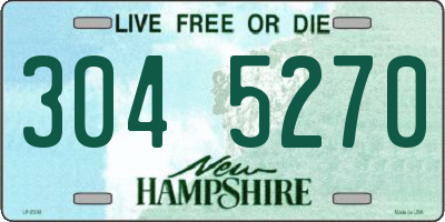 NH license plate 3045270