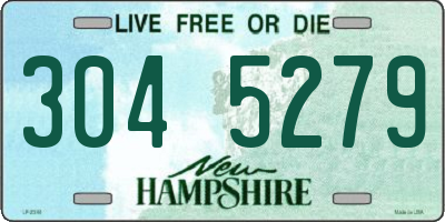 NH license plate 3045279