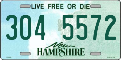 NH license plate 3045572