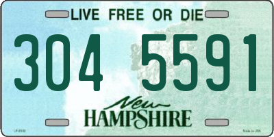 NH license plate 3045591