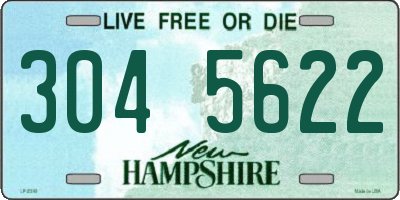NH license plate 3045622
