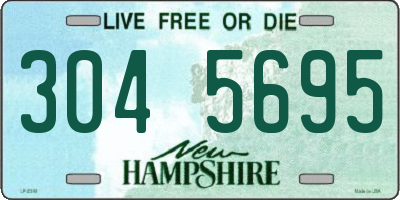 NH license plate 3045695