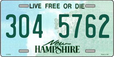 NH license plate 3045762