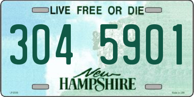 NH license plate 3045901