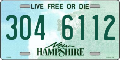 NH license plate 3046112