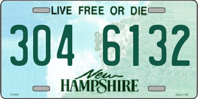 NH license plate 3046132