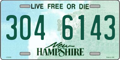 NH license plate 3046143