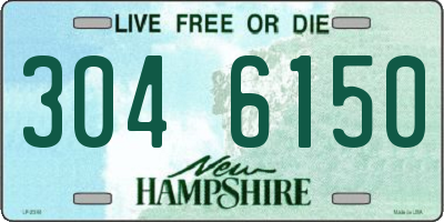 NH license plate 3046150