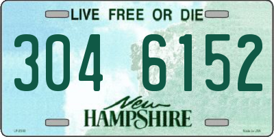 NH license plate 3046152