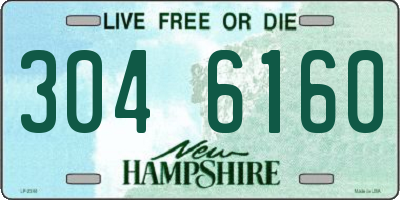 NH license plate 3046160