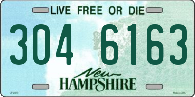 NH license plate 3046163