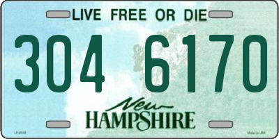 NH license plate 3046170