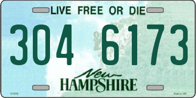 NH license plate 3046173