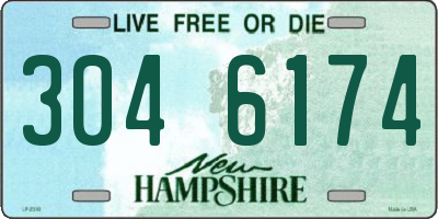 NH license plate 3046174