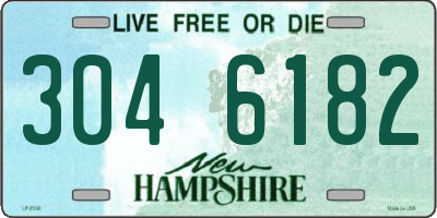 NH license plate 3046182