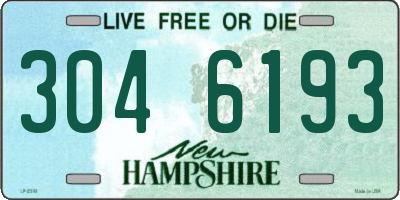 NH license plate 3046193