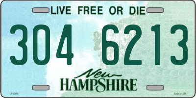 NH license plate 3046213