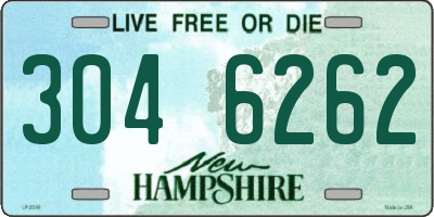 NH license plate 3046262